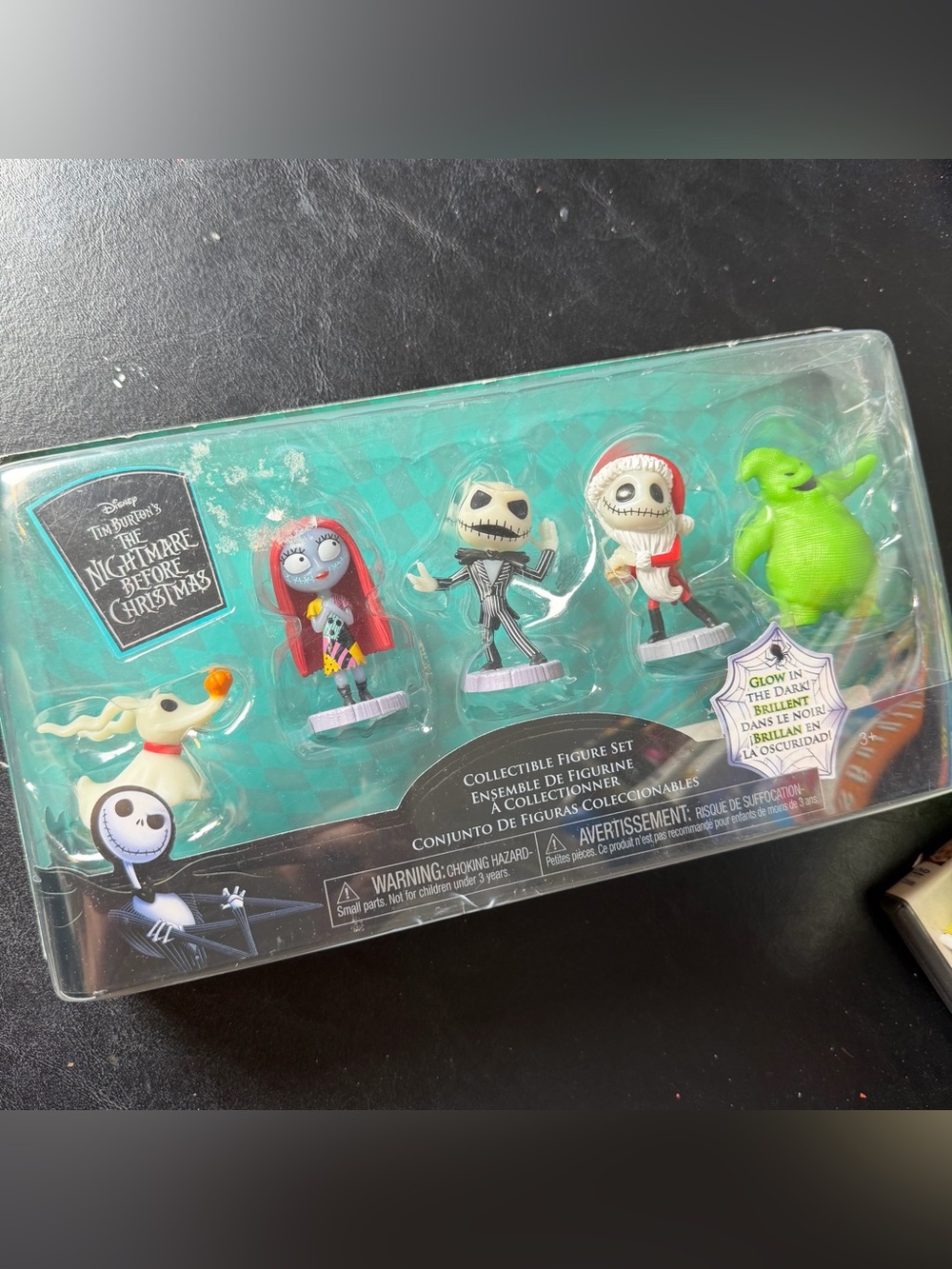 The Nightmare Before Christmas Disney Collectible Figure Set Glow In the Dark
